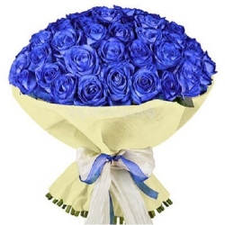 Букет из 51 синей розы...
