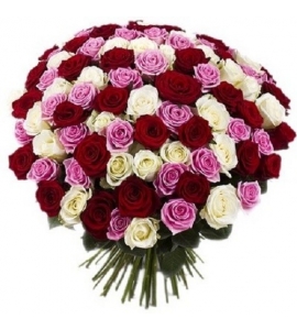 Passion Rainbow - Bouquet of Roses
