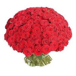 Букет из красных роз „Поцелуй“