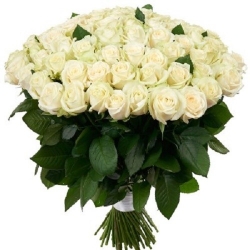 Букет роз „Белое Безмолвие“