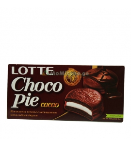 168 გ. ჩოკო პაი. შოკოლადის ბისკვიტი / ბისკვიტები. ნამცხვარი ( 6 ც. შეფუთვაში ) ორმაგი. Choco Pie, ჩოკოპაი, Lotte, ლოტტე