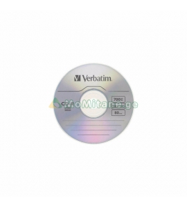 კომპაქტური დისკი, VERBATIM CD-R 52X, 700MB, WRAP EXTRA PROTECTION