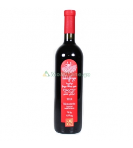 750 მლ. საფერავი, წითელი მშრალი ღვინო, ალკოჰოლი 14,5%. მონასტრული, ღვინოები, ალკოჰოლური სასმელები.