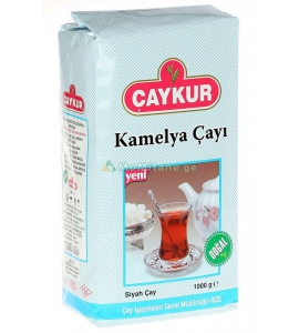 1 კგ. შავი ჩაი , დასაყენებელი , კამელიას ყვავილით Kamelya Caykur , ცაიკური