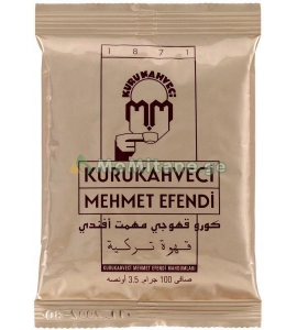 100 გრ. თურქული ყავა , დაფქული Mehmet Efendi Kurukahveci კურუკავეცი, ნალექიანი ყავა , დაფქვილი