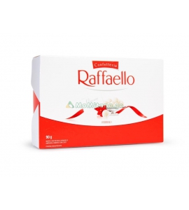90 gr. Raffaello, with white chocolate, coconut and almonds, sweets, bambanerka, bomboner, gift box ₾16.00