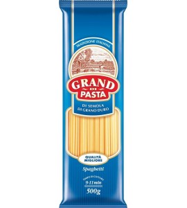 500 გრ. მაკარონი , პასტა , სპაგეტი Grand Di Pasta . გრანდ დი პასტა,  მწარმოებელი იტალია, მაკარონები