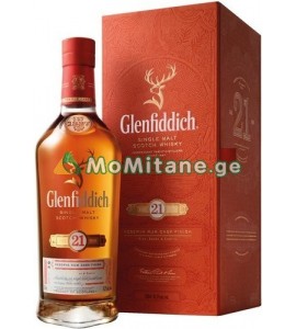 Glenfiddich 0,7 L 43,2 % 21 Years Old - ვისკი გლენფიდიჩი
