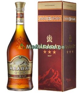 Ararat 3 Star 0,7 L 40 % GB - ბრენდი არარატი