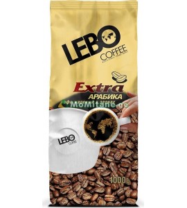 1 კგ. ლებო, მარცვლები, ყავა ექსტრა, არაბიკა , თურქული ყავა, Lebo.