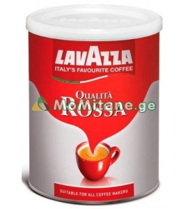 250გრ. დაფქული ყავა, 'ლავაცა' Lavazza , თუნუქი, ROSSA, ლავაზა .