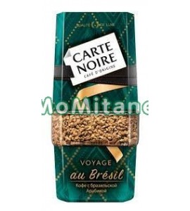90გრ. ხსნადი ყავა კარტე ნუარი,  Carte Noire Voyage, კარტ ნუარი