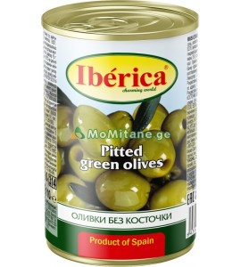 432 მლ. ზეთისხილი მწვანე უკურკო, ზეთის ხილი, იბერიკა, IBERICA, ოლივ ლაინი, მწარმოებელი ესპანეთი