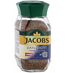 95 გრ. ხსნადი ყავა იაკობს მონარქი, ნაკლები კოფეინით, DAY&NIGHT, Jacobs Monarch, ჯაკობსი