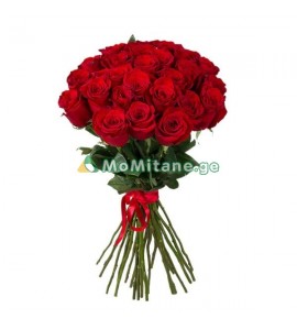 წითელი ვარდების თაიგული FI0104 , ყვავილი , ყვავილები