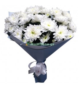 თეთრი გეორგინების თაიგული  FI0118 , ყვავილი , ყვავილები