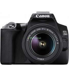 ციფრული კამერა , Canon EOS 250D Black + Lens EF-S 18-55 DC III