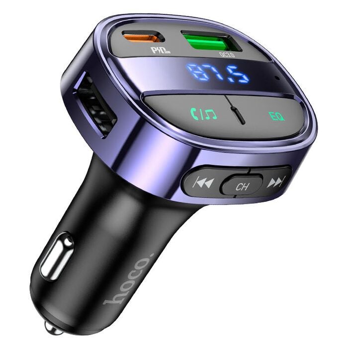 FM Transmitter/ Hoco E70 PD30W+QC3.0 car BT FM transmitter Magic Night